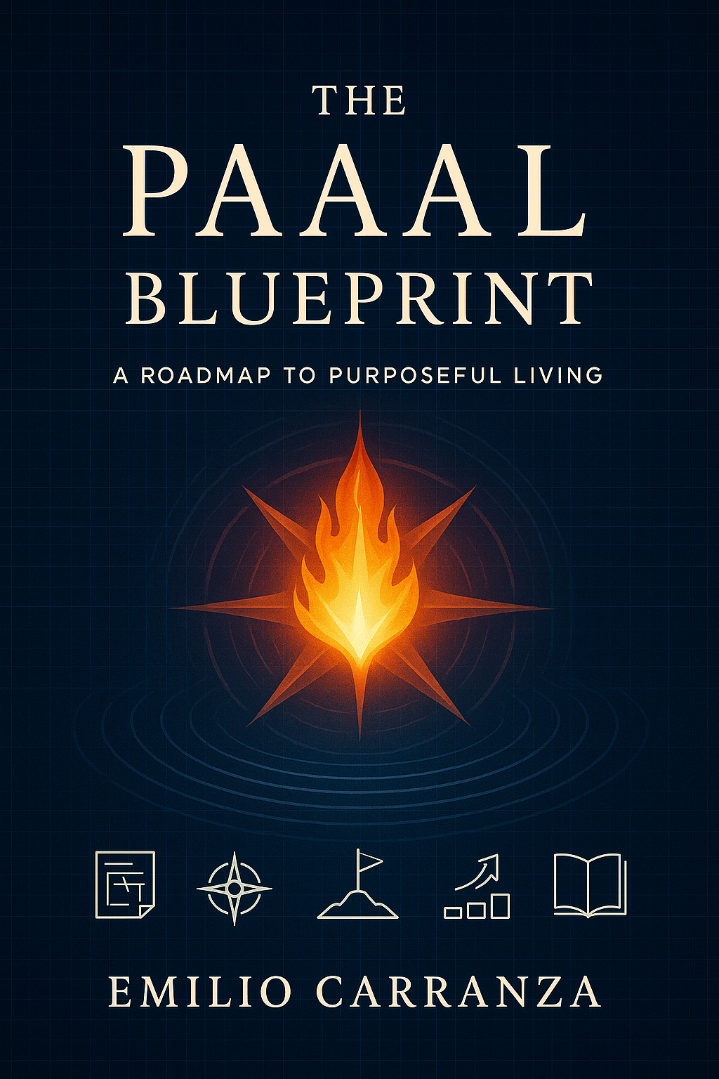 The PAAAL Blueprint: A Roadmap to Purposeful Living book cover by Emilio Carranza